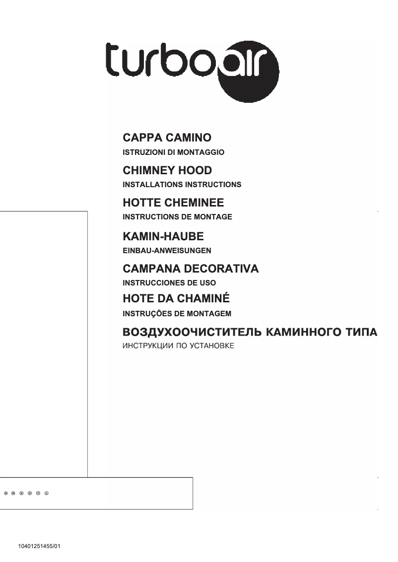 Page 1 of the manual User Manual Turbo air Trevi