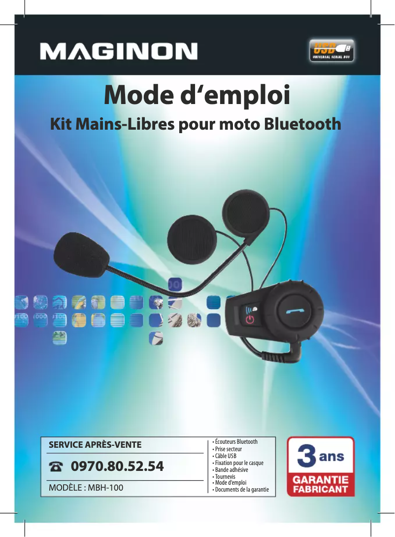 Page 1 of the manual User Manual Maginon MBH-100