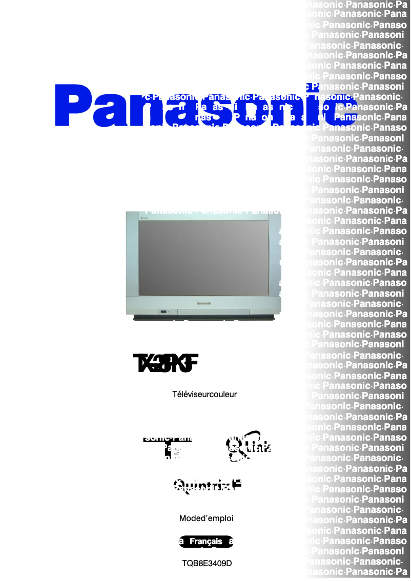 First page image of the manual for TX-28PK3F