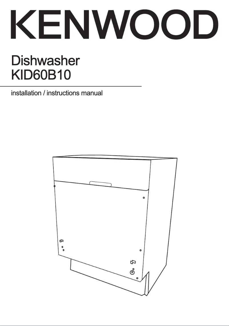 First page image of the manual for KID60B10