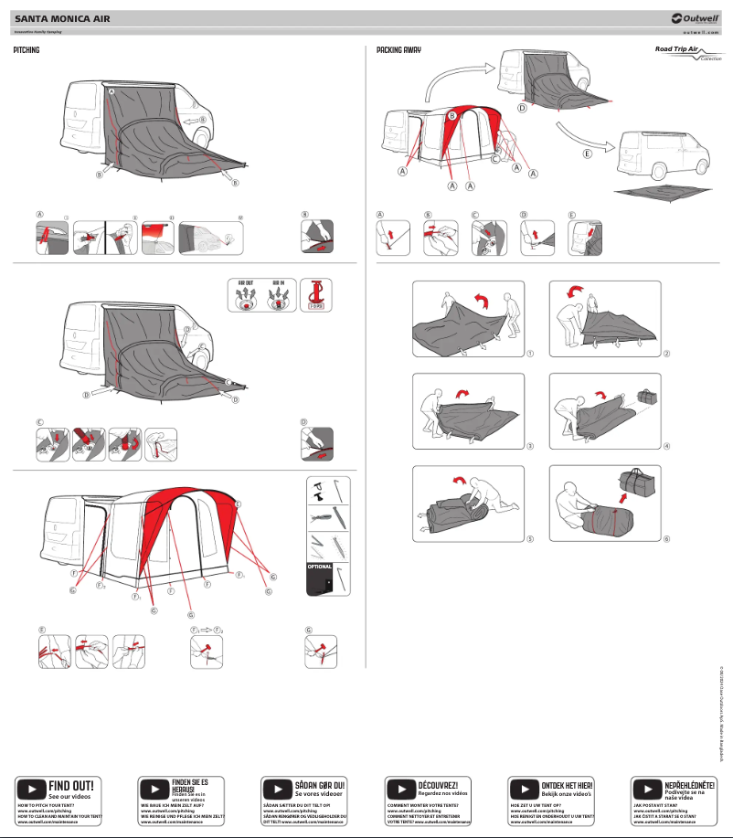 First page image of the manual for Santa Monica Air