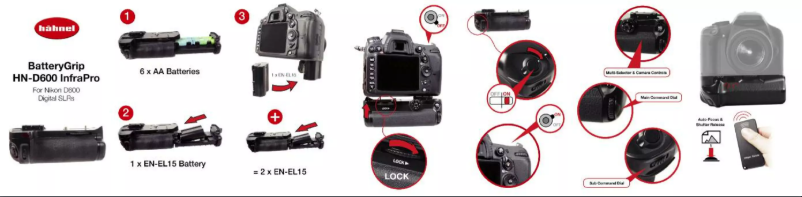 Page 1 de la notice Manuel utilisateur Hähnel HN-D600