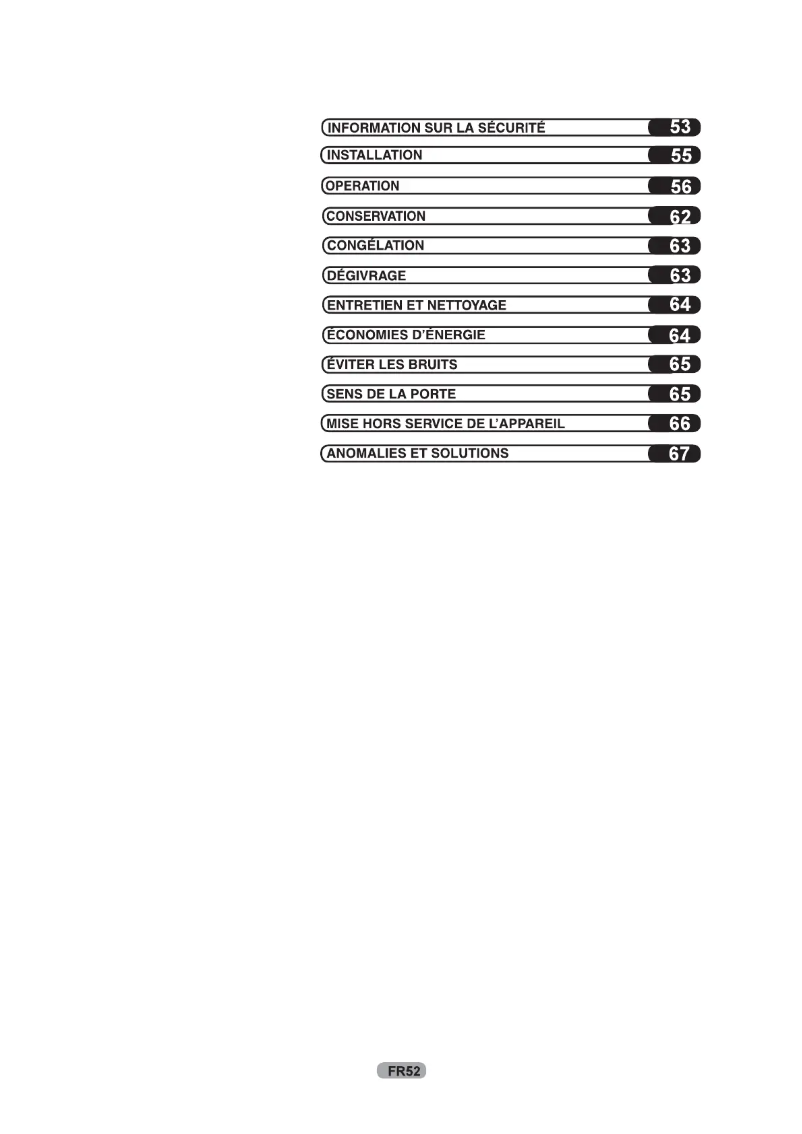 First page image of the manual for CCBF5172WHK