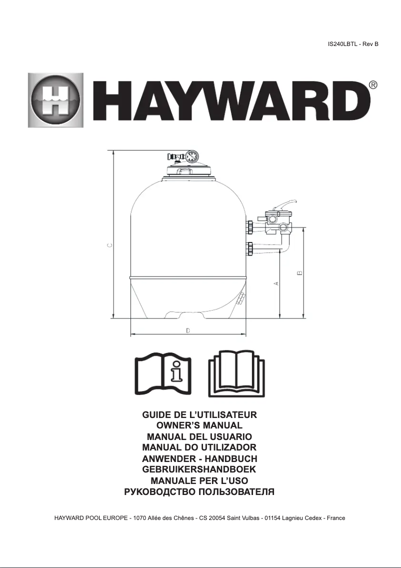 Page 1 of the manual User Manual Hayward S210SLBTL