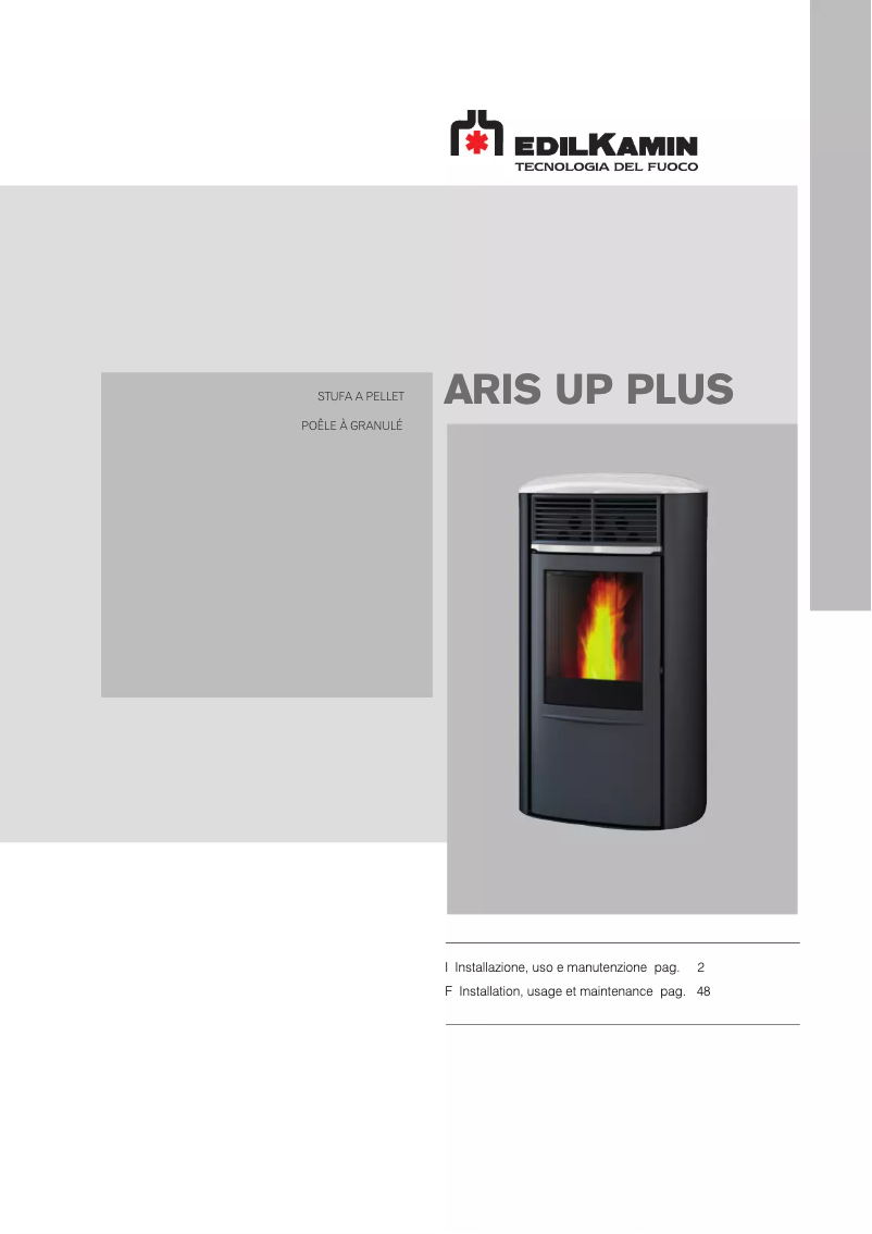 First page image of the manual for ARIS UP PLUS