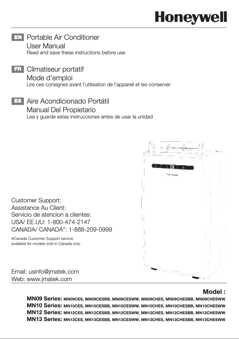 First page image of the manual for MN12CES