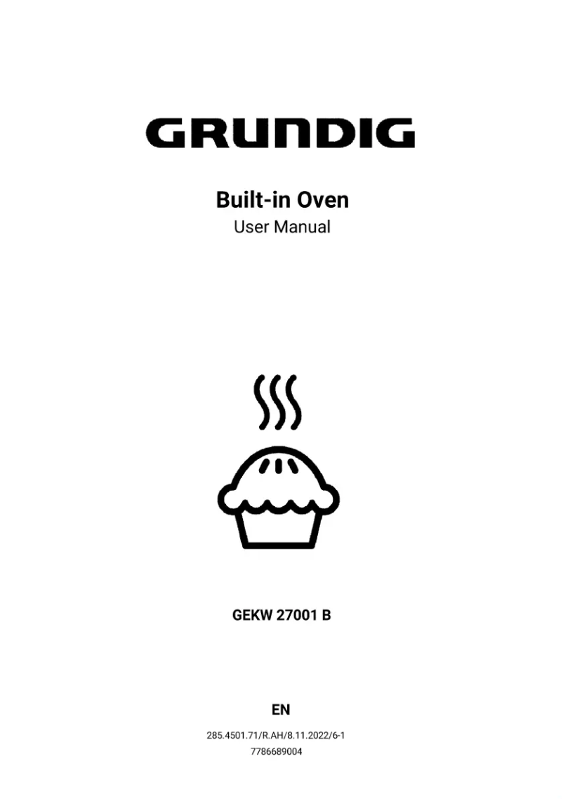 First page image of the manual for GEKW 27001 B