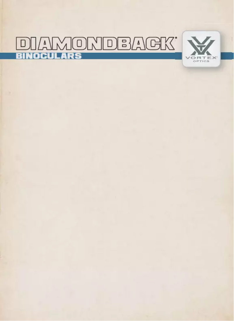 First page image of the manual for Diamondback 8.5x50