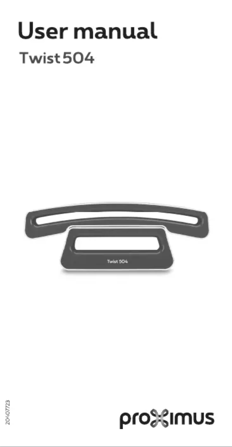 First page image of the manual for Twist 504