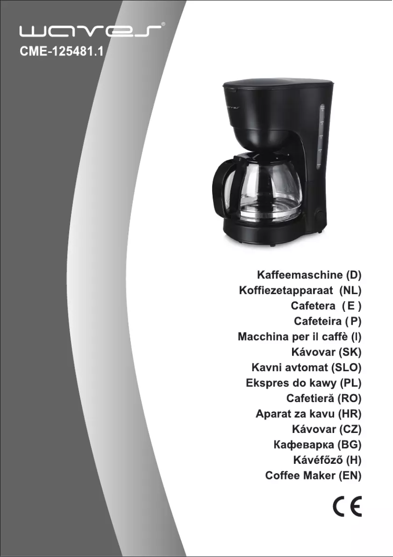 First page image of the manual for CME-125481.1