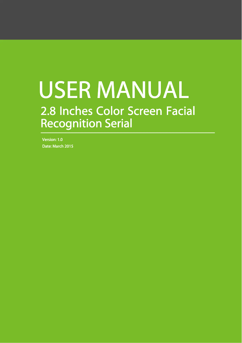 First page image of the manual for SilkBio-101TC