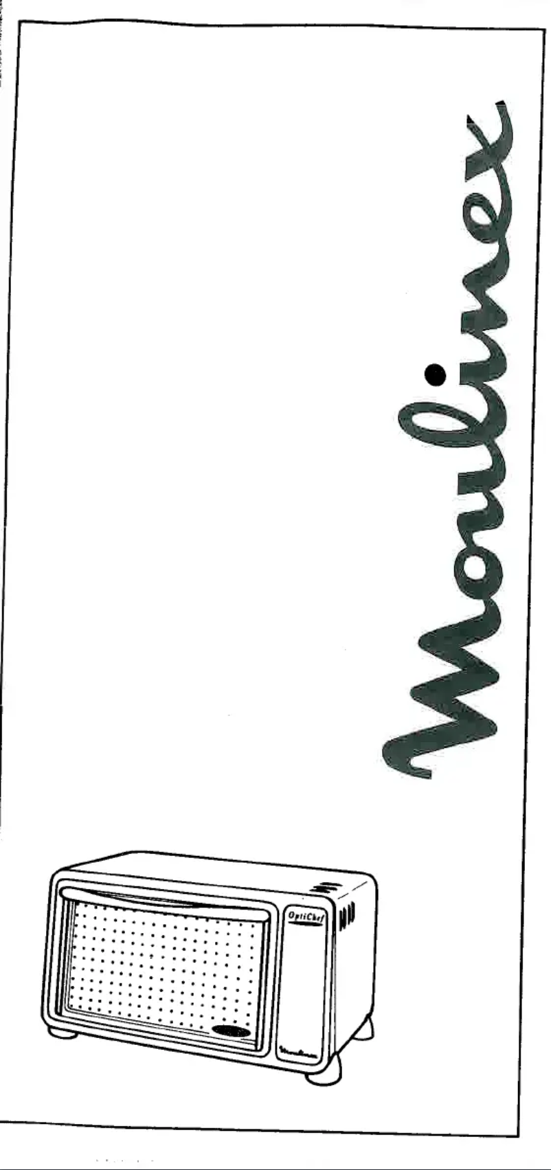 First page image of the manual for Optichef BH5