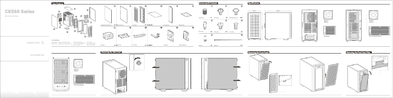Page 1 of the manual User Manual DeepCool CK560