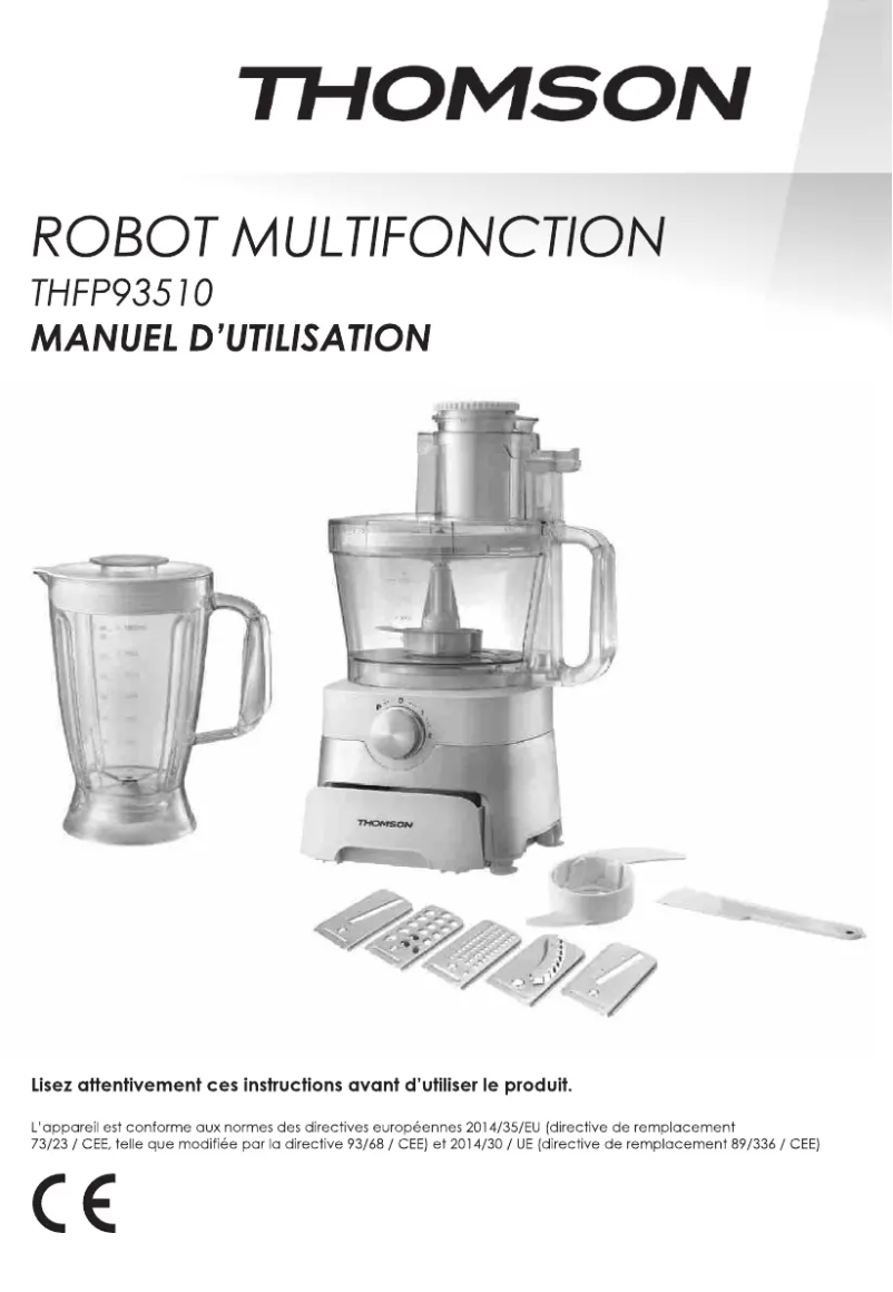 First page image of the manual for THFP93510