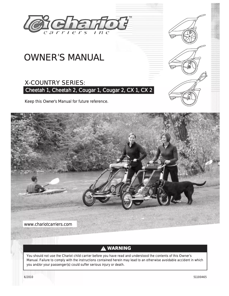 First page image of the manual for Cougar 1
