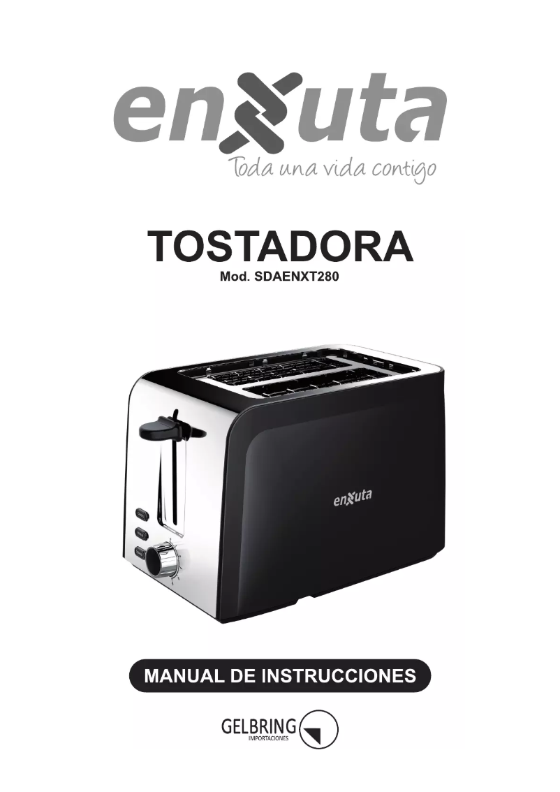 First page image of the manual for SDAENXT280