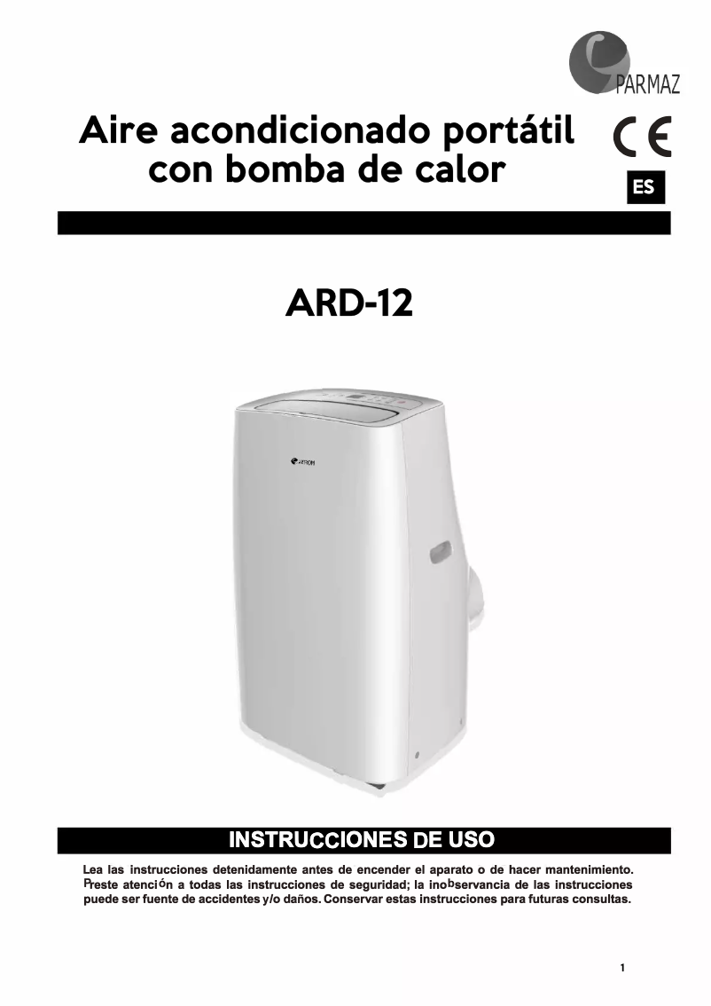 First page image of the manual for ARD-12