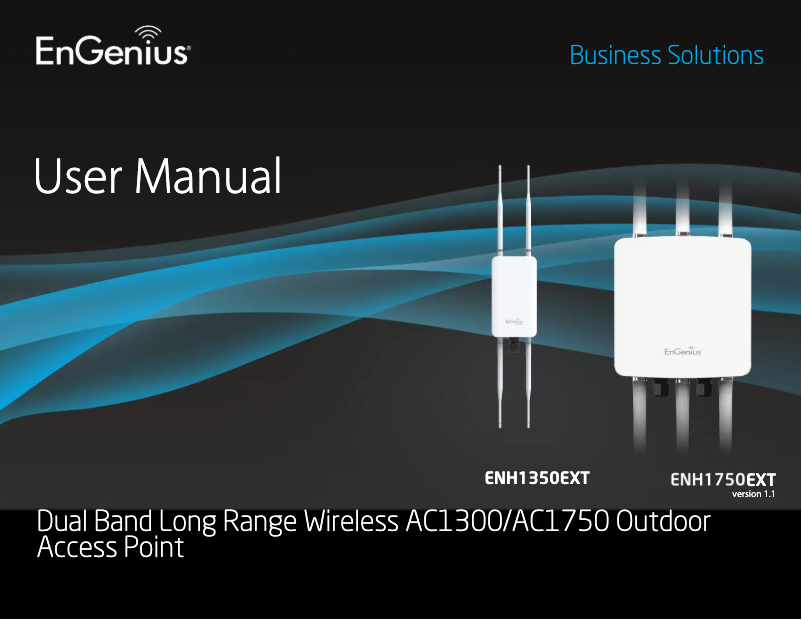 Page 1 of the manual User Manual EnGenius ENH1350EXT