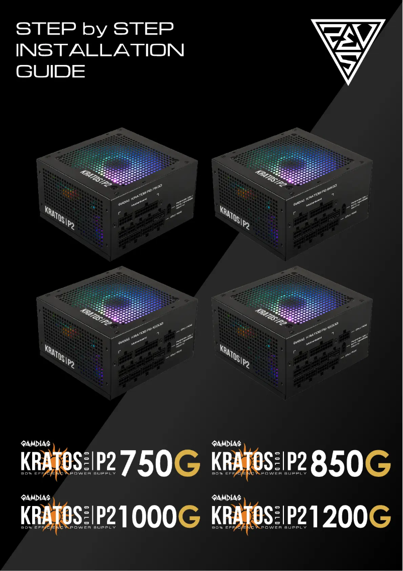 First page image of the manual for Kratos P2-1000G