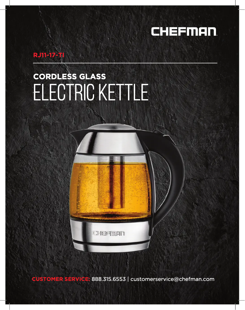 Page 1 of the manual User Manual Chefman RJ11-17-TI