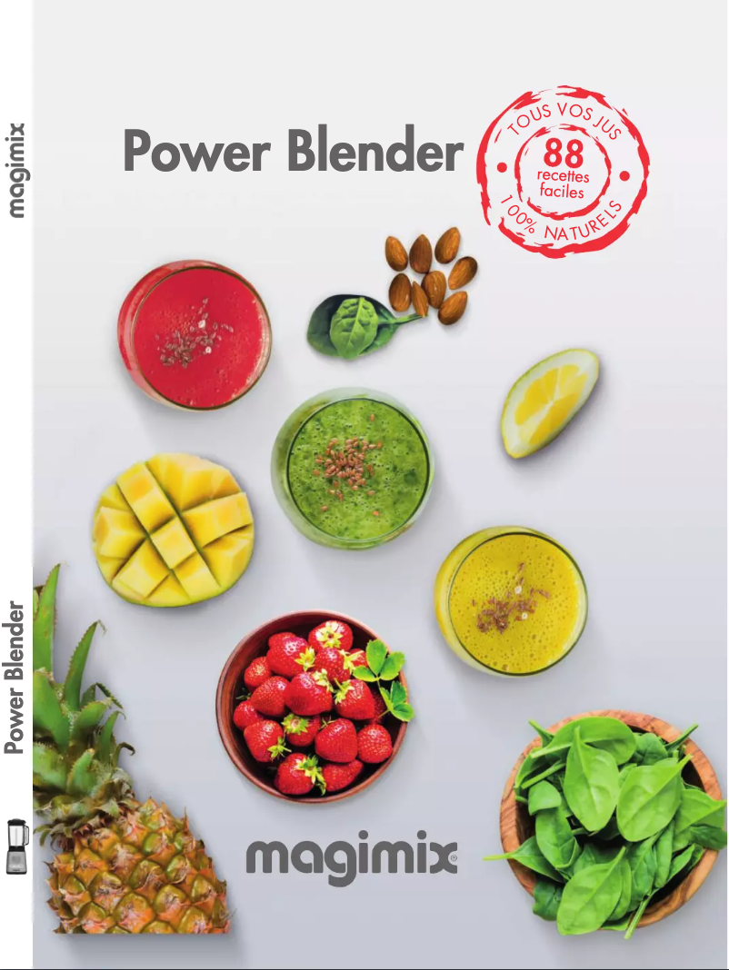 First page image of the manual for Power Blender 11628B