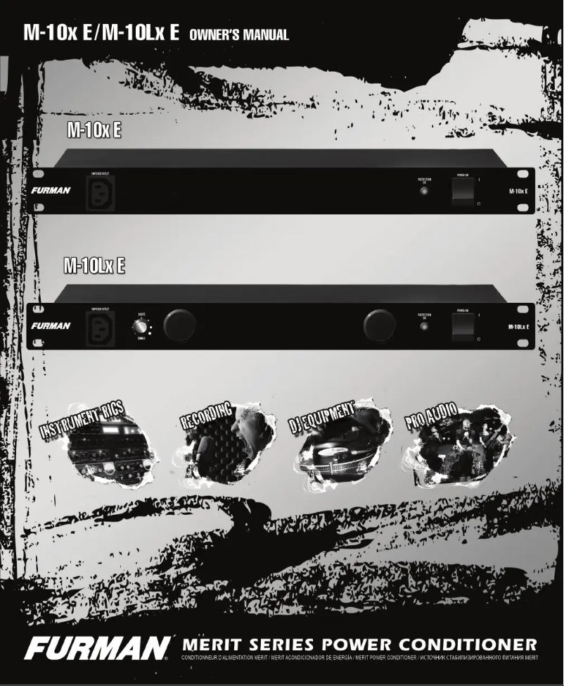 First page image of the manual for M-10X E