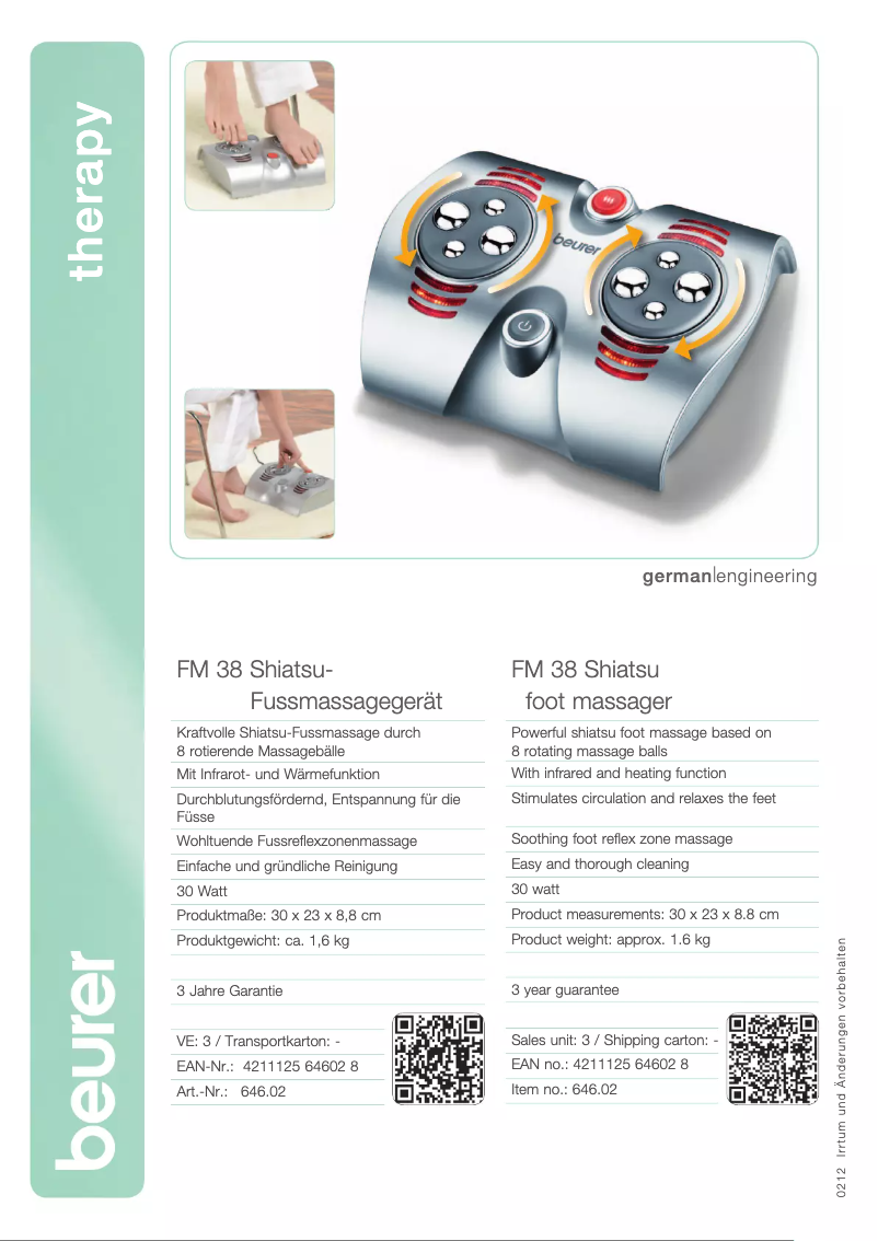 First page image of the manual for FM 38