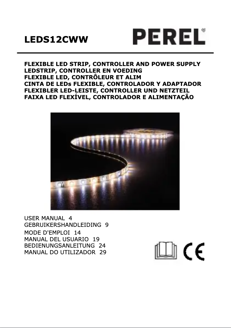 First page image of the manual for LEDS12CWW