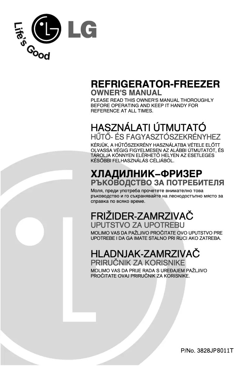 First page image of the manual for GN-U292SLC