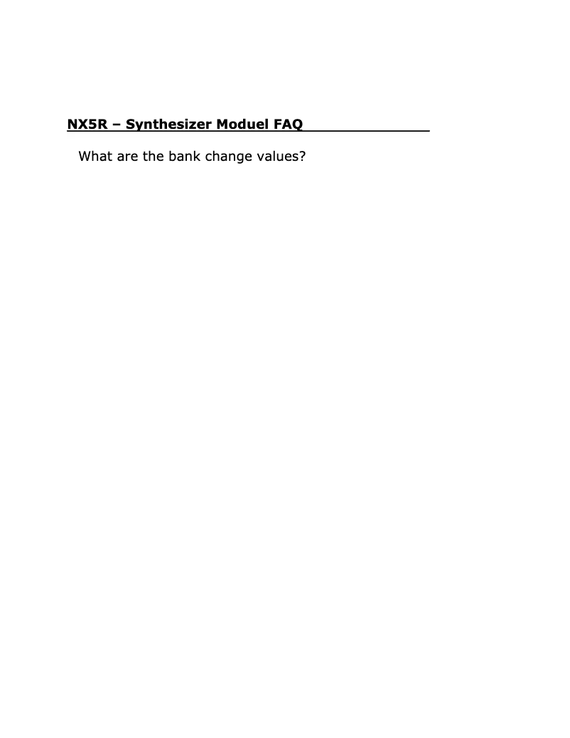 First page image of the manual for NX5R