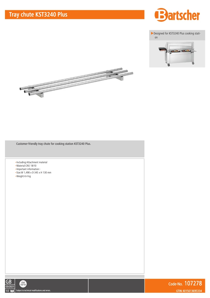 First page image of the manual for KST3240 Plus