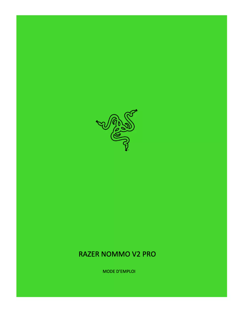 First page image of the manual for Nommo V2 Pro
