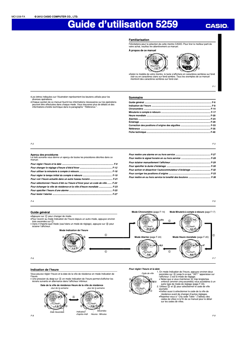 First page image of the manual for GA-300A-5AER