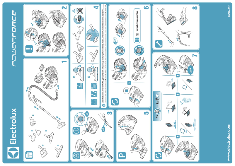 First page image of the manual for PowerForce PF1