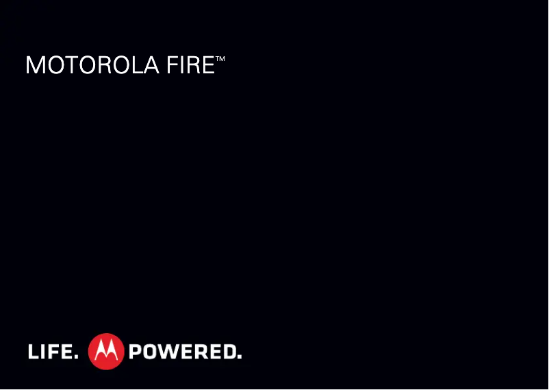 First page image of the manual for Fire XT316