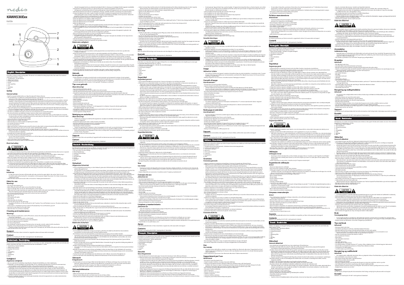 First page image of the manual for KAWK530EGY