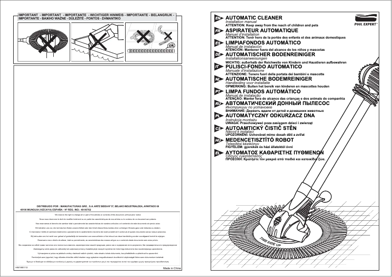 Page 1 of the manual User Manual Gre 19001