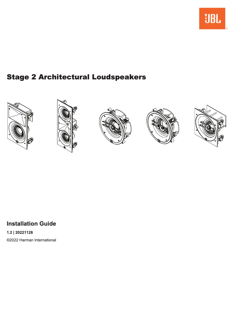 First page image of the manual for Stage 280C