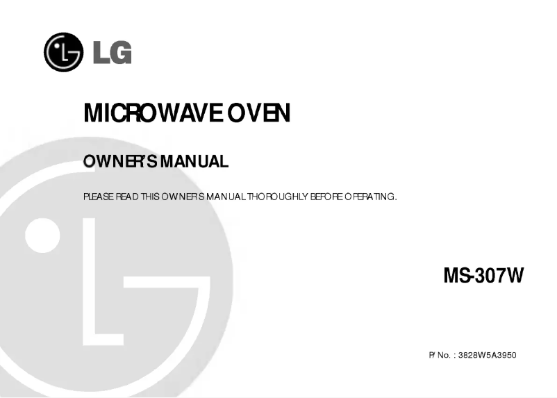 First page image of the manual for MS-307W