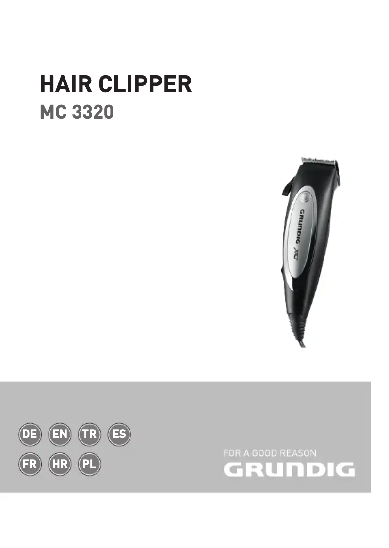 First page image of the manual for MC 3320