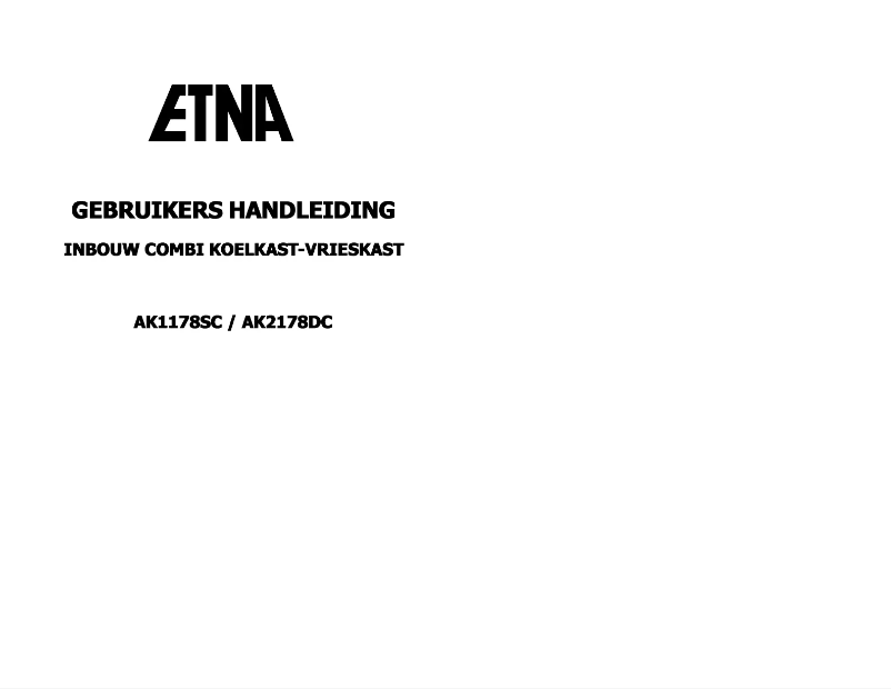 First page image of the manual for AK1178SC