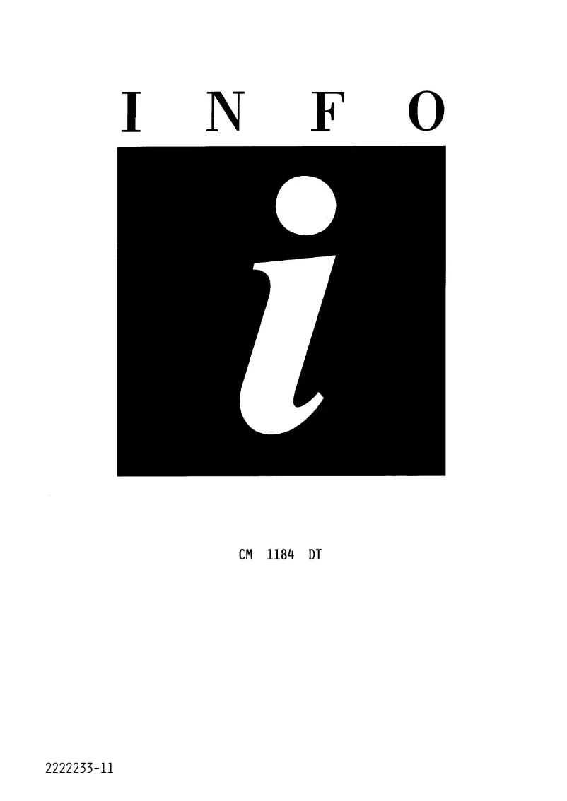 Page 1 of the manual User Manual Marynen CM 1184 DT