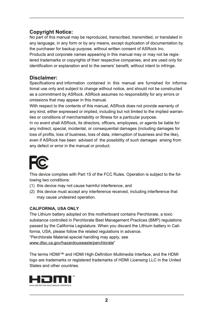 Page 1 de la notice Manuel utilisateur Asrock T48EM1