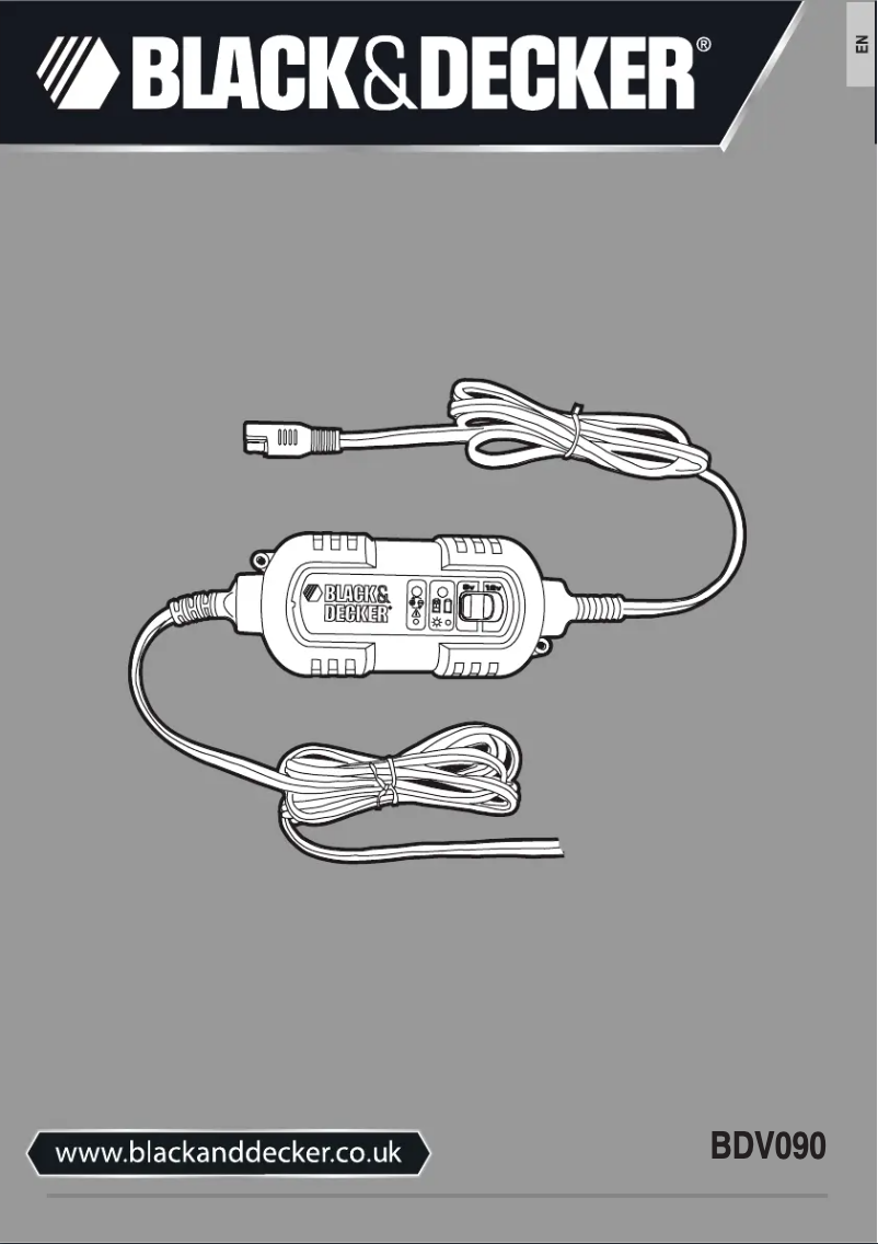 Page 1 of the manual User Manual Black & Decker BDV090