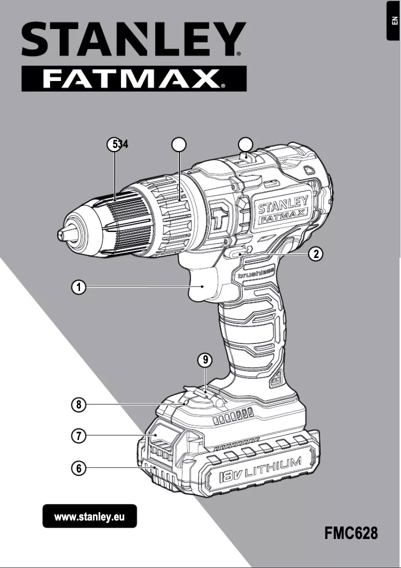 Page 1 of the manual User Manual Stanley FMCK467