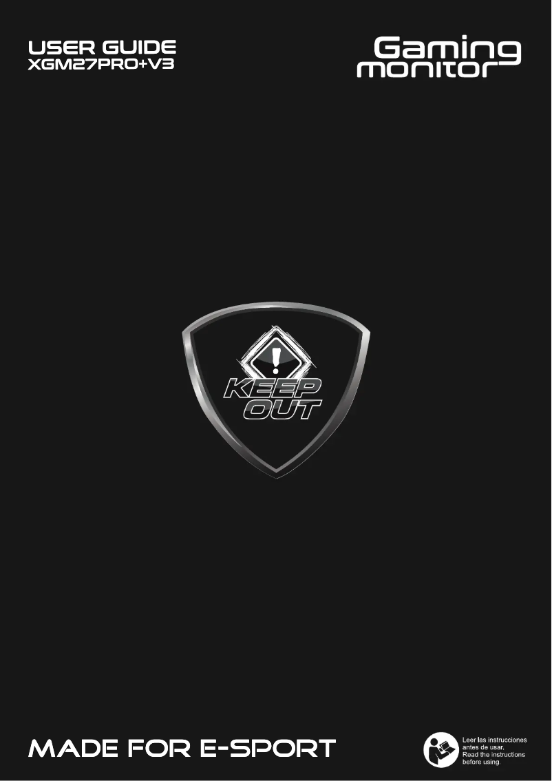 Image de la première page du manuel de l'appareil XGM27PRO+V3