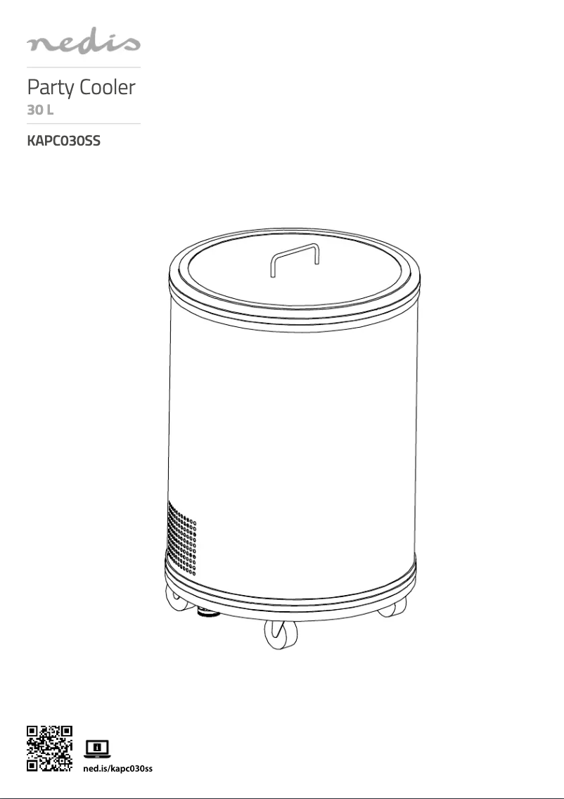 Page 1 of the manual User Manual Nedis KAPC030SS