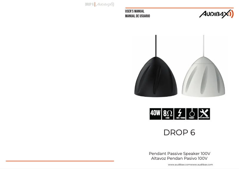 First page image of the manual for Drop 6