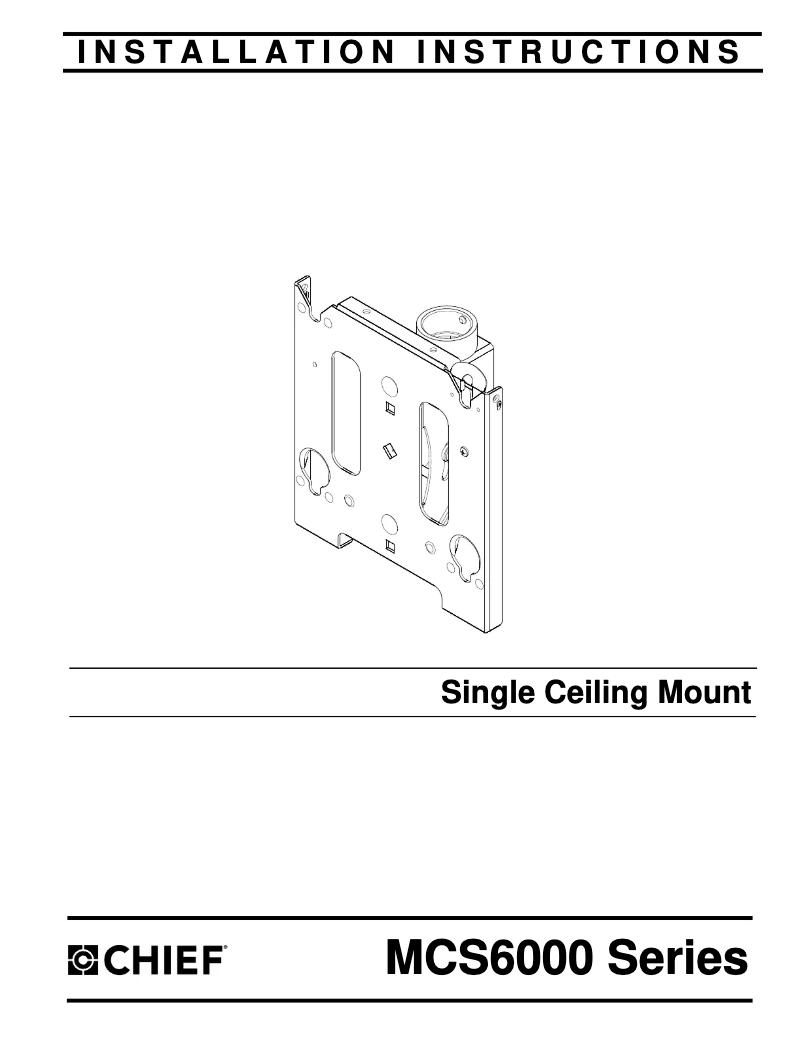 First page image of the manual for MCS6044