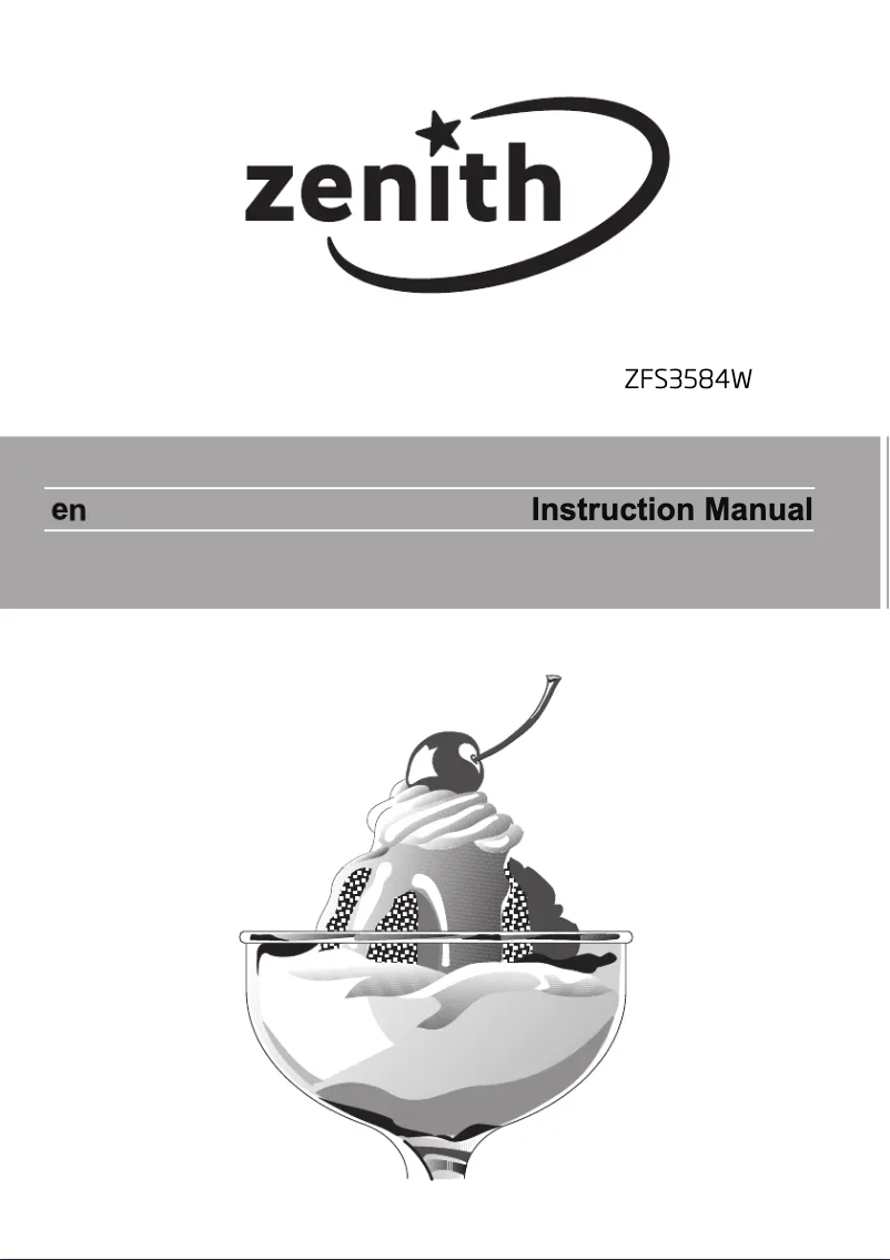 Image de la première page du manuel de l'appareil ZFS4584W